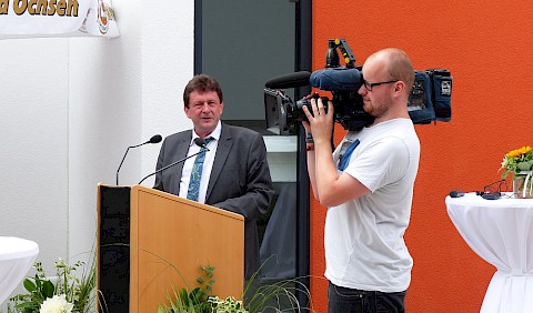 Reges Medieninteresse bei der Projekteröffnung