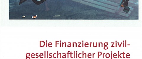 Titelbaltt der neuen trias Broschüre zum Thema Finanzierung zivilgesellschaftlicher Projekte