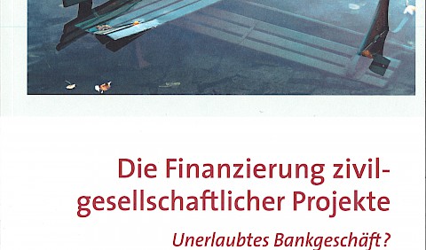 Titelbaltt der neuen trias Broschüre zum Thema Finanzierung zivilgesellschaftlicher Projekte