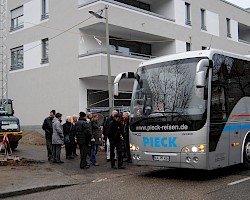 Der WohnBus in Karlsruhe-Grünwinkel....